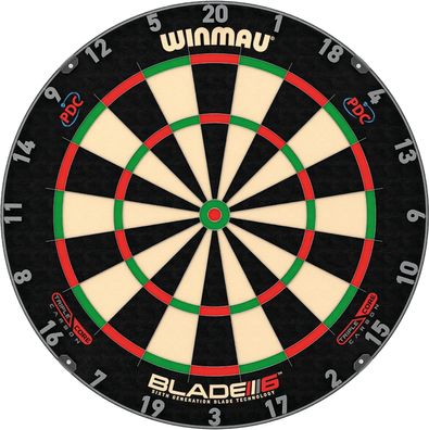 Winmau Dartboard Blade 6 Triple Core Carbon PDC | Dartscheibe Dart Scheibe Darts