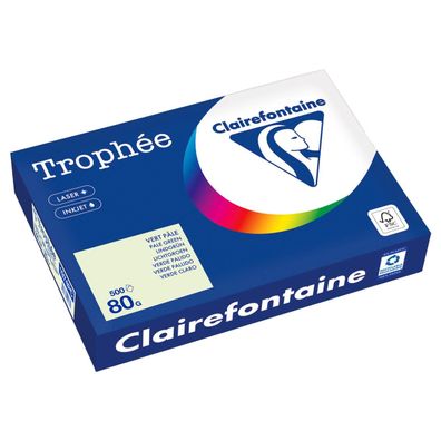 Clairefontaine Kopierpapier 1974PC A4 80g lindgrün 500Bl