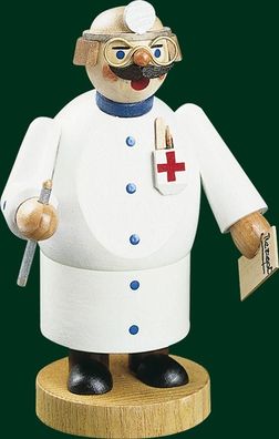 Räucherfigur Arzt mit Rezept Höhe= 14cm NEU Räuchermann Rauchmann Räucherkerze Ra