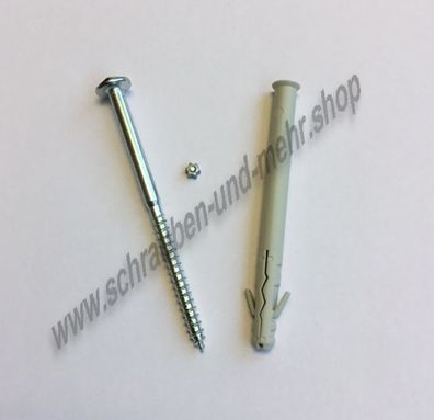 Sicherheitsschraube mit Stopfen und Dübel 7 mm G & B Linsenkopf