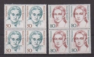 BRD 1986 postfrisch vierer Block MiNr. 1304-1305 Frauen der deutschen Geschichte