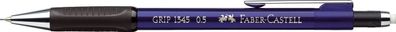Faber-Castell 134551 Druckbleistift GRIP 1345 - 0,5 mm, B, metallic-blau