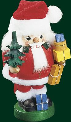 Nussknacker Santa mit Paketen Höhe= 19cm NEU Weihnachten Seiffen Nutcracker Nüsse
