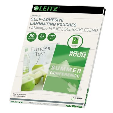 Leitz 33872 33872 Laminierhülle selbstklebend A4