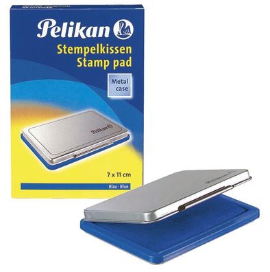 Pelikan® 331017 Stempelkissen 2 - 110 x 70 mm, blau getränkt