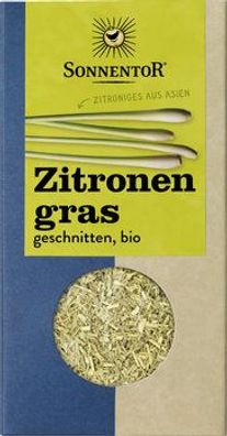 Sonnentor 6x Zitronengras geschnitten, Packung 25g