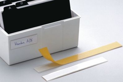 Durable 8015 19 Schilderrahmen Schildfix, mit Blanko-Einsteckschild, 200 x 15 mm,