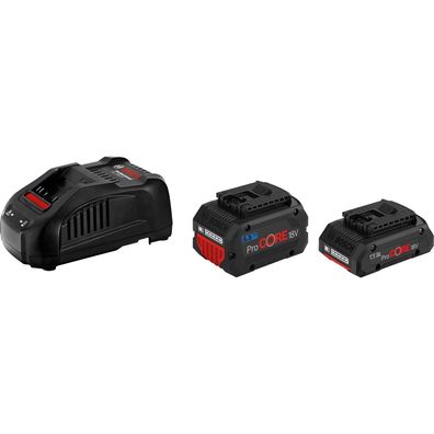 Bosch Starter-Set PC / 1x 4,0 Ah ProCORE + 1x 5,5 Ah ProCORE Akku + Ladeger