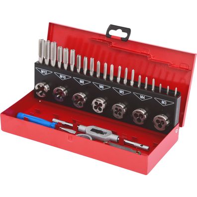 KS TOOLS HSS Gewindeschneidwerkzeug-Satz 32tlg. - 331.0632