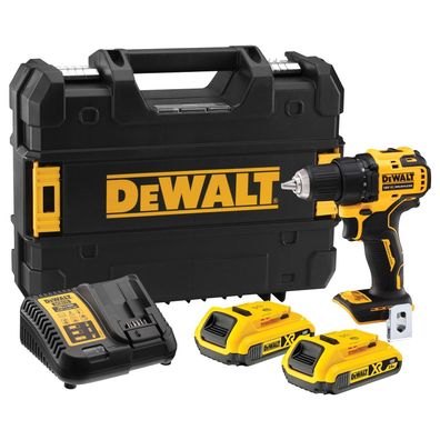 Dewalt DCD708D2T Akku-Bohrschrauber 18 V / 2x 2,0 Ah Akku + Ladegerät in T