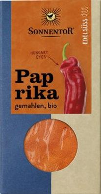 Sonnentor 6x Paprika edelsüß gemahlen, Packung 50g