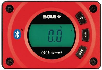 SOLA Digitaler Neigungsmesser GO! smart L.8cm PA, lasfaserverstärkt rot - 1