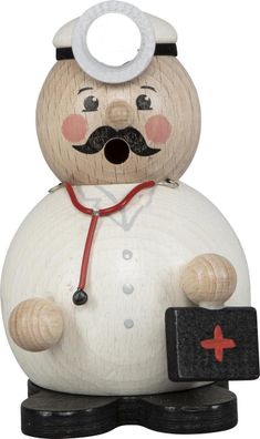 Räucherfigur "Arzt" BxHxT 12x7,5x7cm NEU Räuchermann Räucherfigur Rauchfigur