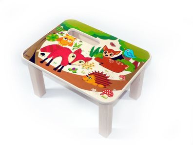 Zimmerdekoration Fußbank Waldtiere BxLxH 330x245x175mm NEU Kinderzimmer