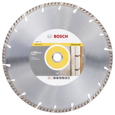 Bosch Diamanttrennscheibe Standard for Universal 350 x 25,4 x 3,3 x 10 mm