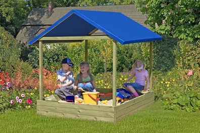 Sandkasten Sophie mit Dach 152x152x180cm