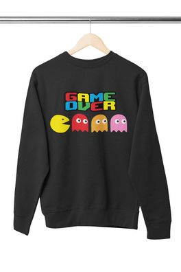 Bio Herren Pullover Sweatshirt Child of 80s Oldschool Packman Retro Game