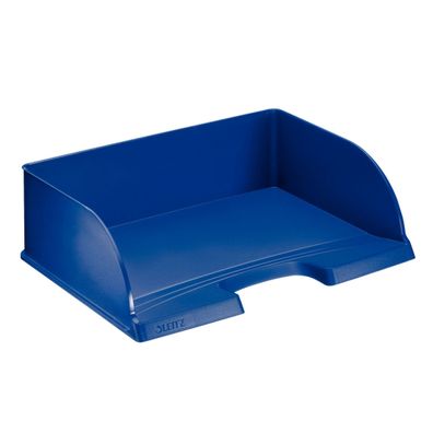 LEITZ 5219-00-35 Briefablage Plus Jumbo DIN A4 quer Polystyrol blau(T)