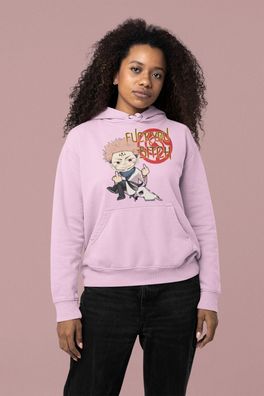 Itadori | Jujutsu Kais Damen Hoodie Anime FUCK YOU Mittelfinger Otaku Nerd Geek