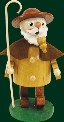 Räucherfigur Schäfer mit Stab Höhe= 11cm NEU Räuchermann Rauchmann Räucherkerze R