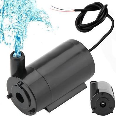 Aquariumpumpe Mini Wasserpumpe Tauchpumpe Springbrunnenpumpe 80L Schwarz Retoo