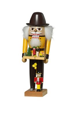 Nußknacker Spielzeughändler BxTxH= 10x9x28cm NEU Weihnachten Seiffen Nutcracker