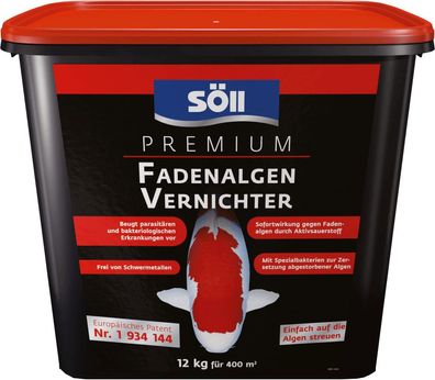 Söll Premium Fadenalgenvernichter 12 Kg für bis zu 400 Qm Teichoberfläche