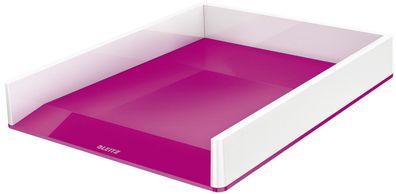 Leitz 5361-10-23 5361 Briefkorb WOW Duo Colour - A4, pink metallic