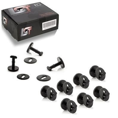 10x Fussmatten Gummimatten Befestigung Clips Drehverschluss für BMW 3er neu