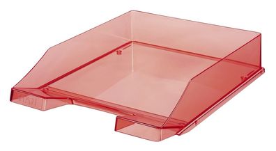 HAN 1026-X-29 Briefkorb Klassik A4, rot-transparent