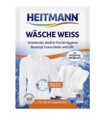 Heitmann Premium Wäschereiniger, 50g - Weißwäsche Bleichpulver