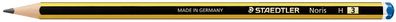 Staedtler® 120-3 Noris® Bleistift 120 - H, gelb-schwarz