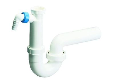 Dallmer Röhren-Siphon 100/1 SLRS, m. Rückflusssperre, 1 1/2" x DN 50