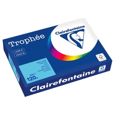 Clairefontaine Kopierpapier 1282PC A4 120g blau 250Bl