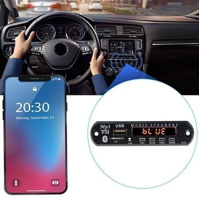 Bluetooth KFZ Audio Decoder Board Fernbedienung FM Transmitter LCD Bildschirm Retoo