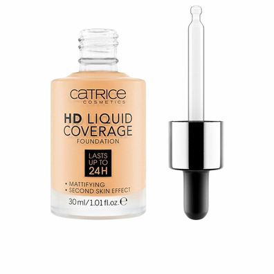 Catrice Hd Liquid Coverage Foundation Lasts Up #036 Hazelnut 30ml