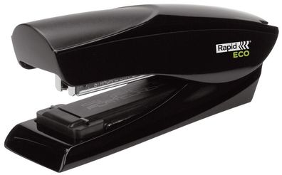 Rapid® 24812701 Flachheftgerät ECO Half Strip, Kunststoff, 25 Blatt, schwarz