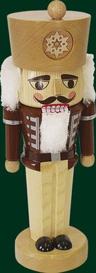 Nussknacker König natur Höhe= 30cm NEU Weihnachten Seiffen Nutcracker Nüsse Erzge