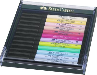 Faber-Castell Tuschestift Pitt Artist Pen B 12er Box verschiedene Variationen 267420