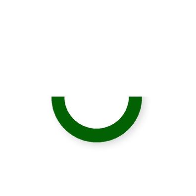 Holzspielzeug Legematerial Halbring Grün 24 Stück Ø 46mm NEU Holzspiel Legen