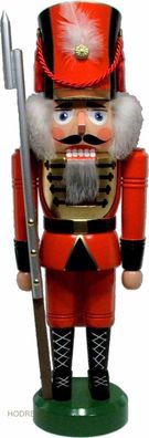 Nussknacker Soldat rot Höhe 42cm NEU Weihnachten Seiffen Nutcracker Nüsse Erzgebi