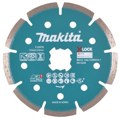 Makita Diamanttrennscheibescheibe 125 mm 1 Stk. 2,5 mm X-LOCK