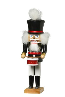 Nußknacker Trommler BxTxH= 10x10x32cm NEU Weihnachten Seiffen Nutcracker Nüsse E