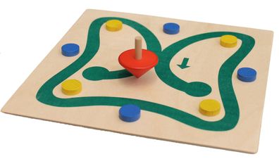 Holzspielzeug Kreisel Rodeo BxT 20x20xcm NEU Holzspiel Geduldsspiel Geschicklichk