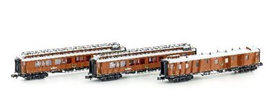 Hobbytrain H22104 CIWL-Set 1 Wien-Nizza-Cannes-Express 3-t Spur N