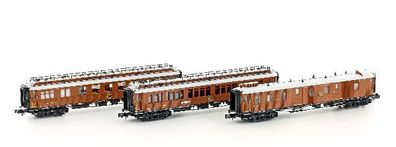 Hobbytrain H22105 CIWL-Set 2 Wien-Nizza-Cannes-Express 3-t Spur N