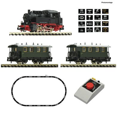 Fleischmann 5160003 Startset Dampflok BR 80 mit Personenzug Spur N