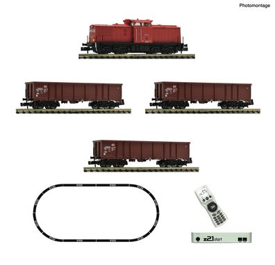 Fleischmann 5170005 z21 Start-Set Diesel 202 + Güterzug Ep V- Spur N