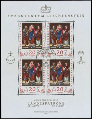 Liechtenstein 1997 Nr 1151 zentrisch gestempelt Kleinbg X117C82