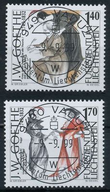 Liechtenstein 1999 Nr 1215-1216 zentrisch gestempelt X117D26